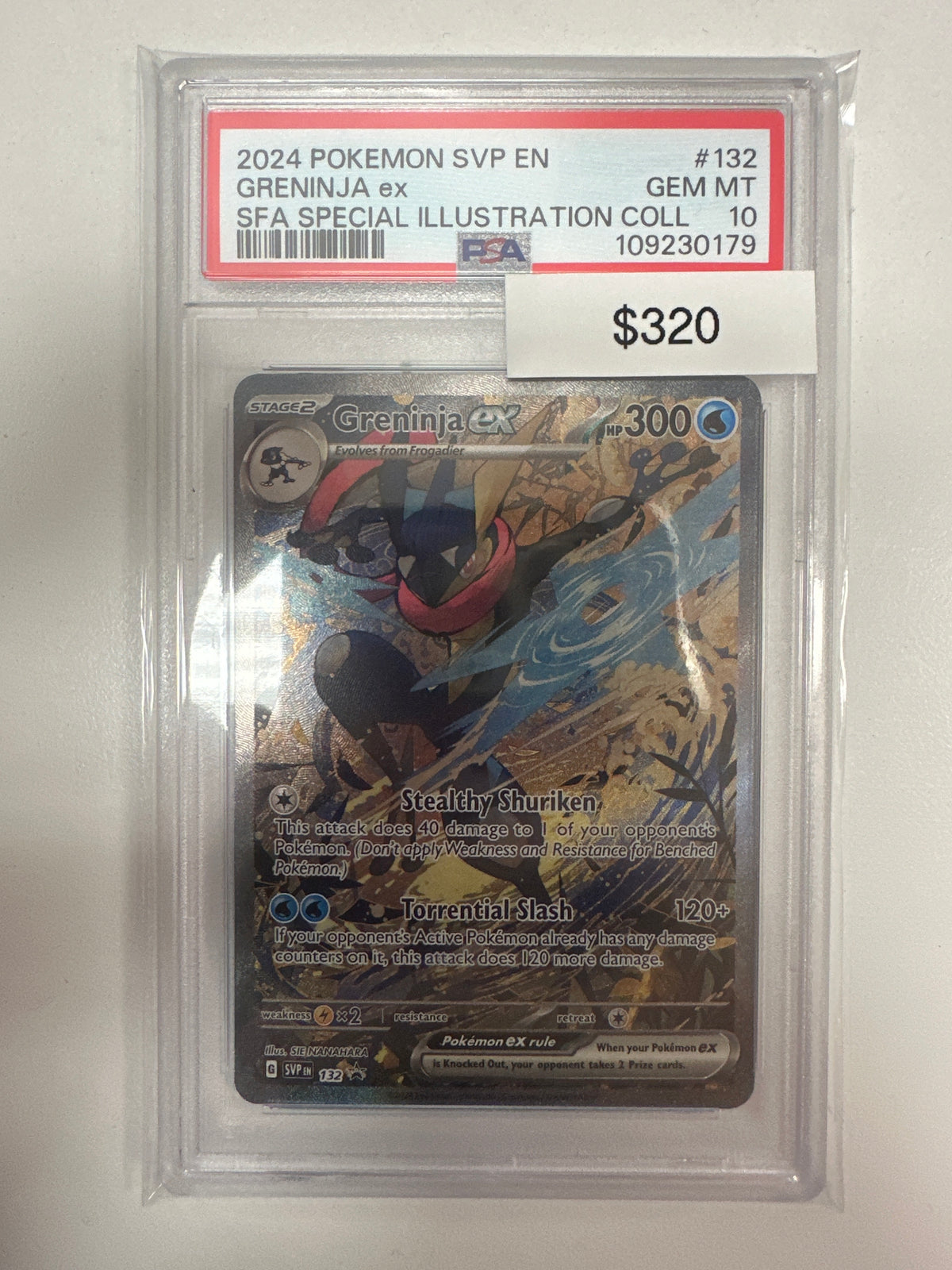 Pokemon Greninja ex 132 PSA 10