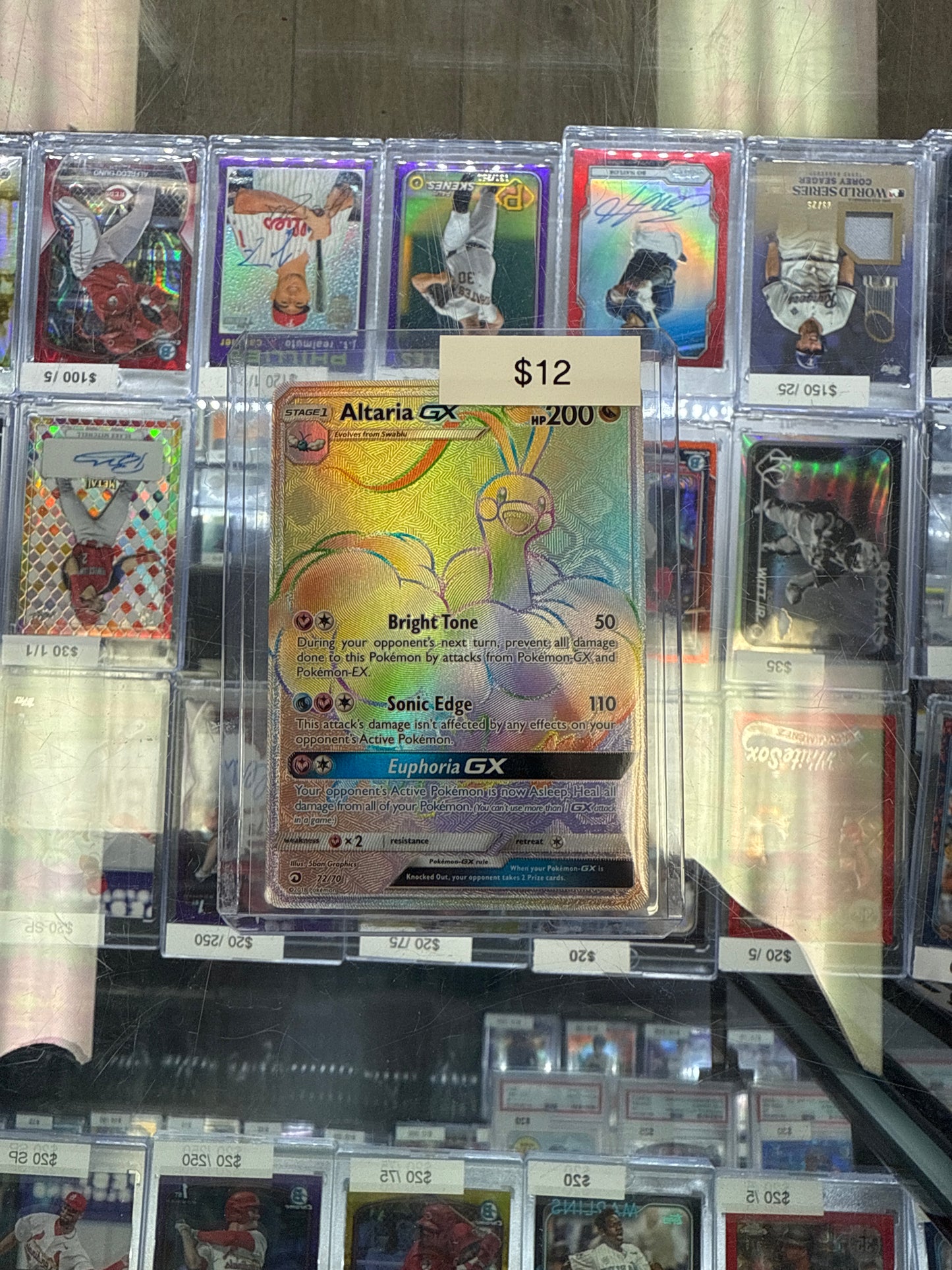 Pokemon Altaria Gx Secret Rare #72/70