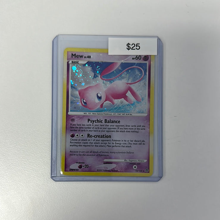 Pokémon Mew Lv. 40 15/132 Secret Wonders Holo