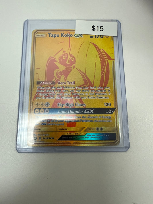 Pokemon Tapu Koko Gx #sv93/sv94