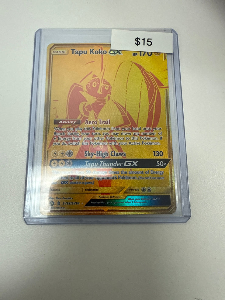Pokemon Tapu Koko Gx 