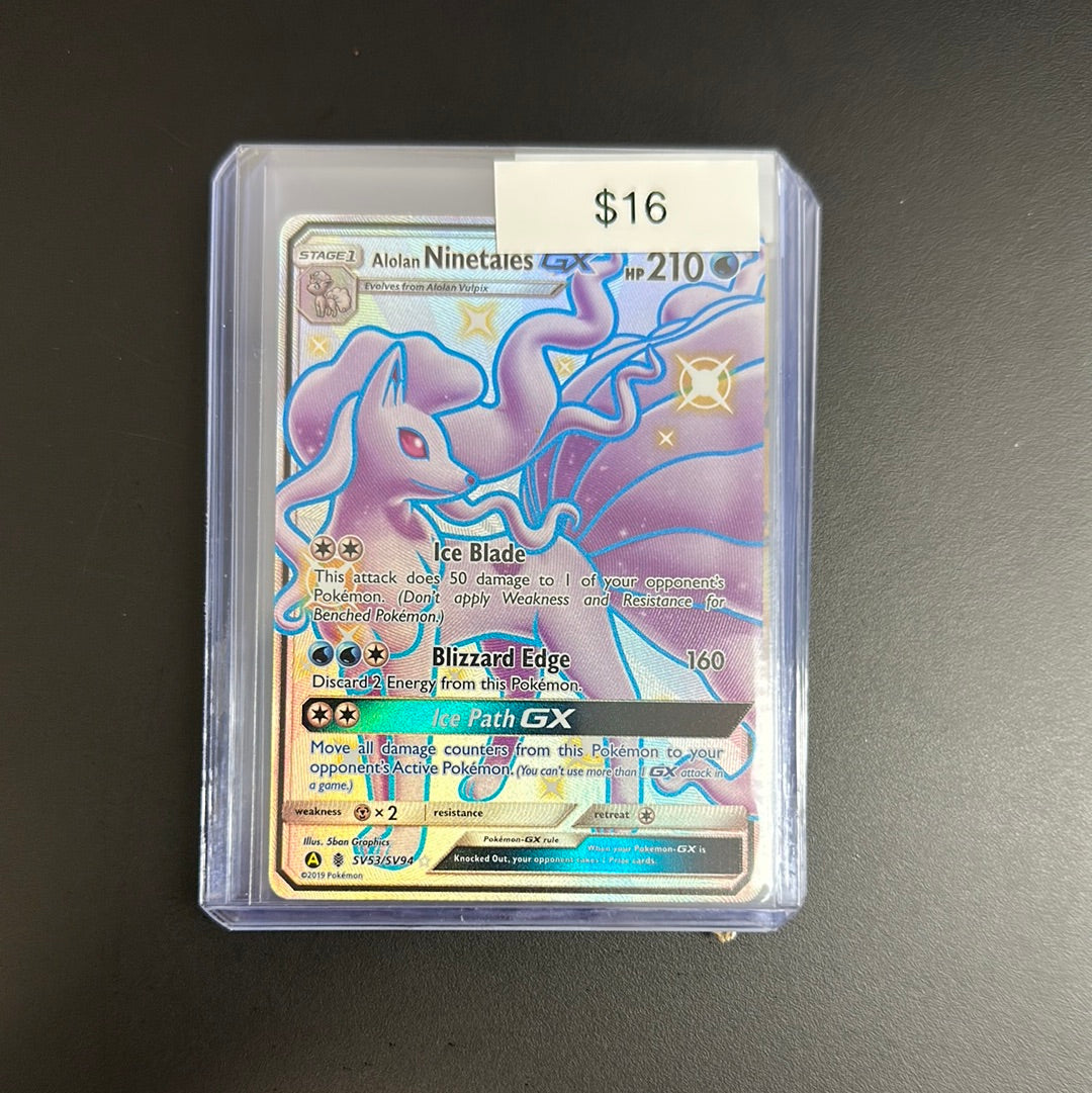 Pokémon Hidden Fates Ninetales GX SV53/SV94