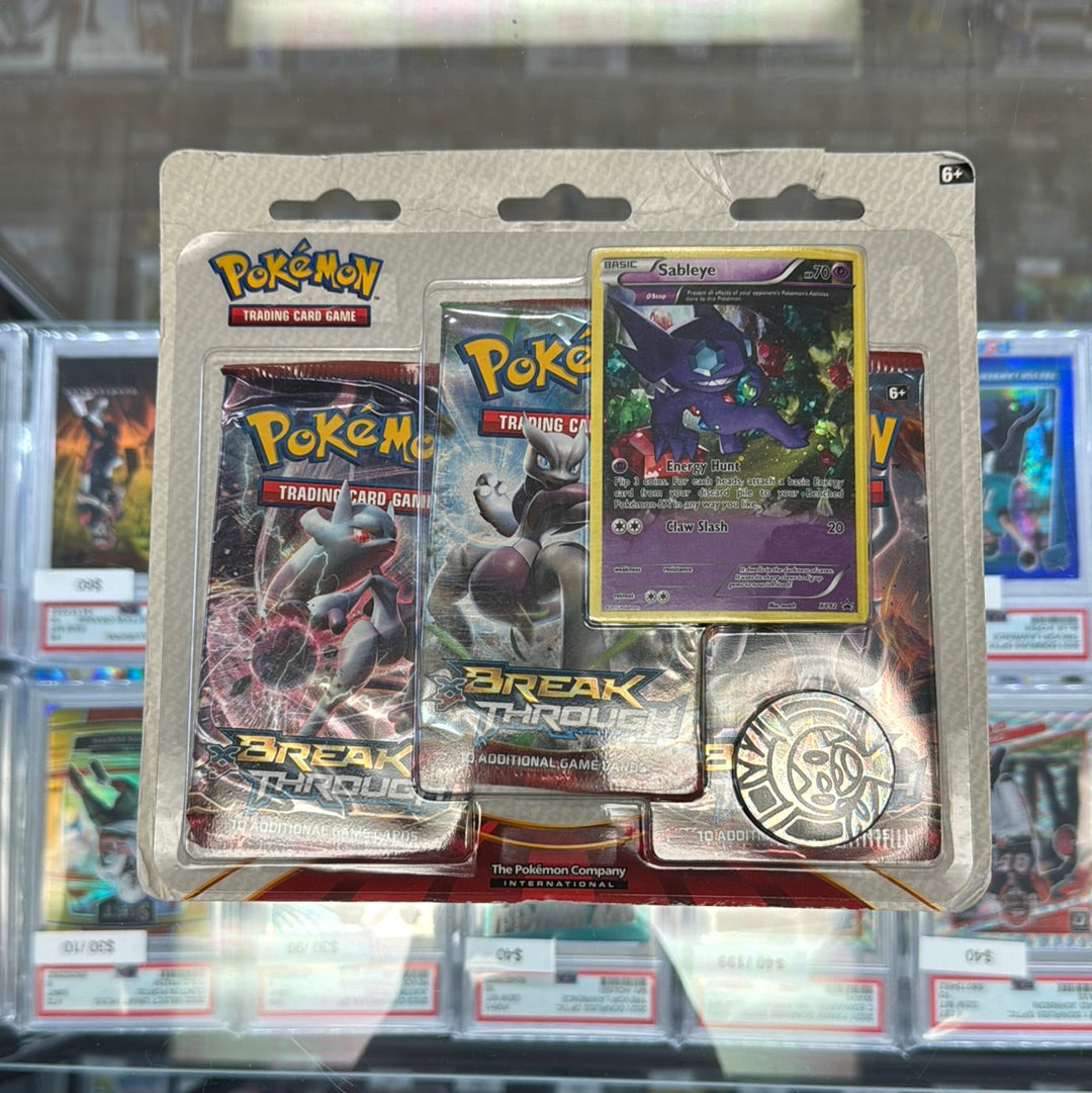 Pokémon Break Through Three Pack Blister