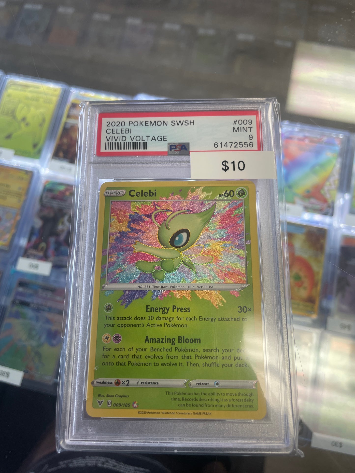 2020 Celebi Vivid Amazing Rare #009/185 PSA 9