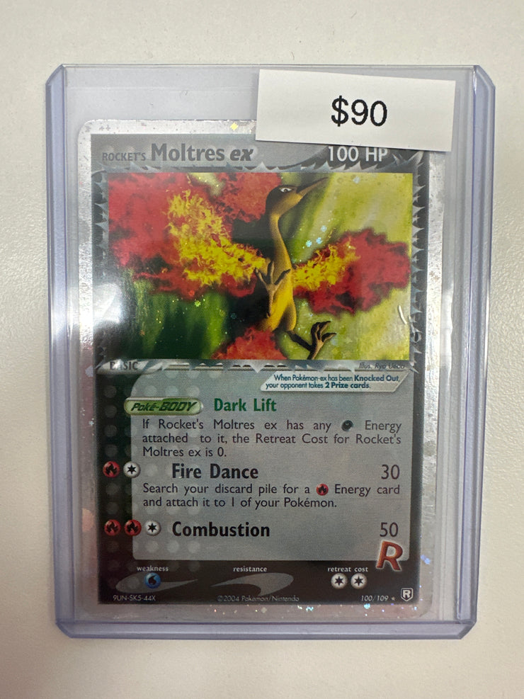 Pokemon Rocket’s Moltres ex 100/109