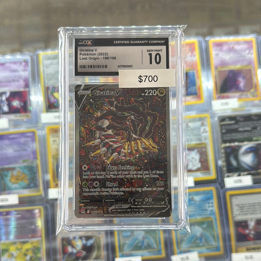 Pokémon Lost Origin Giratina V 186/196 CGC 10