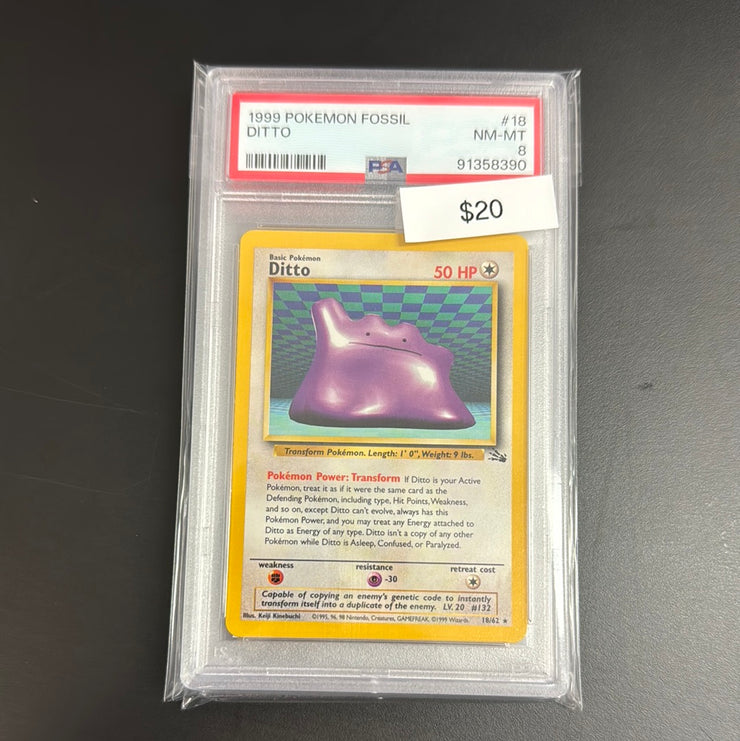 1999 Pokémon Fossil Ditto 