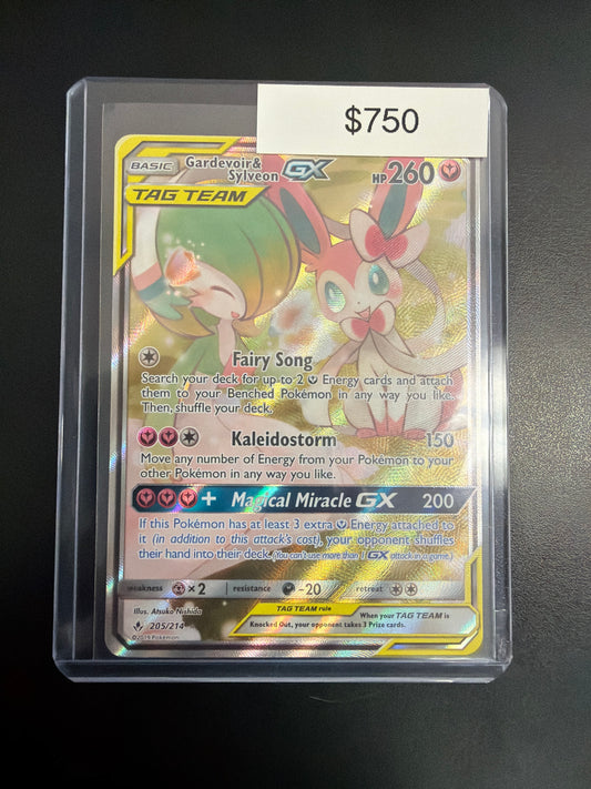 Pokemon Gardevoir & Sylveon GX #205/214