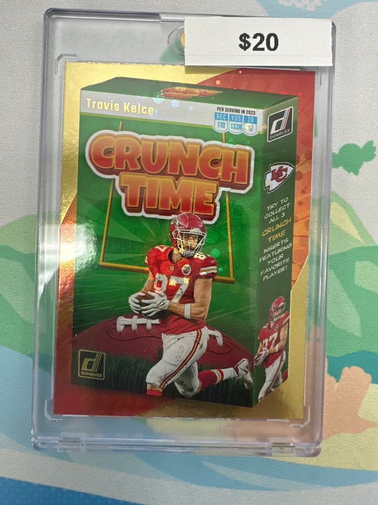 2023 Donruss Crunch Time Travis Kelce Holo CT-15