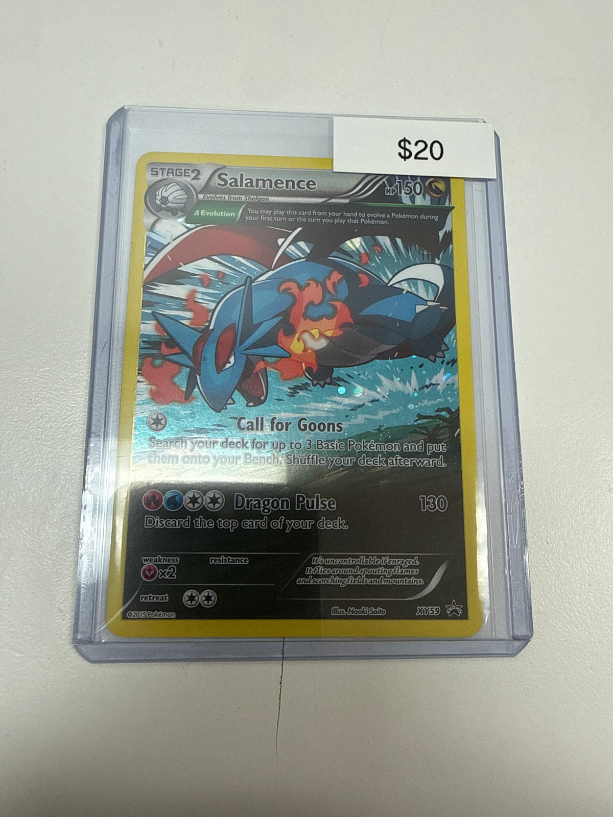 Pokemon Salamence XY59 Promo