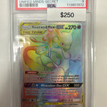Pokemon Mewtwo & Mew GX Secret 242/236 PSA 9