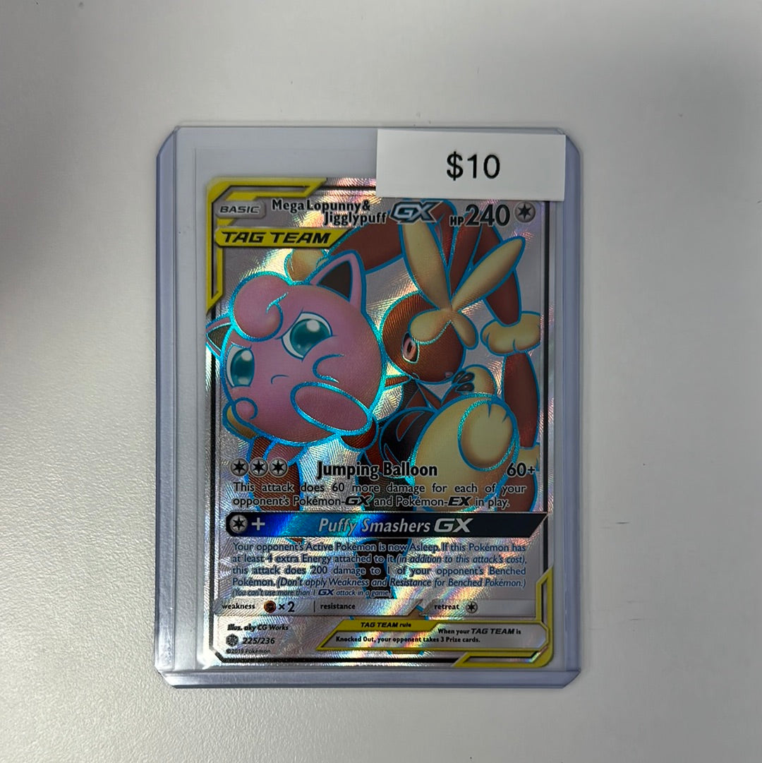 Pokémon Mega Lopunny & Jigglypuff GX 225/236