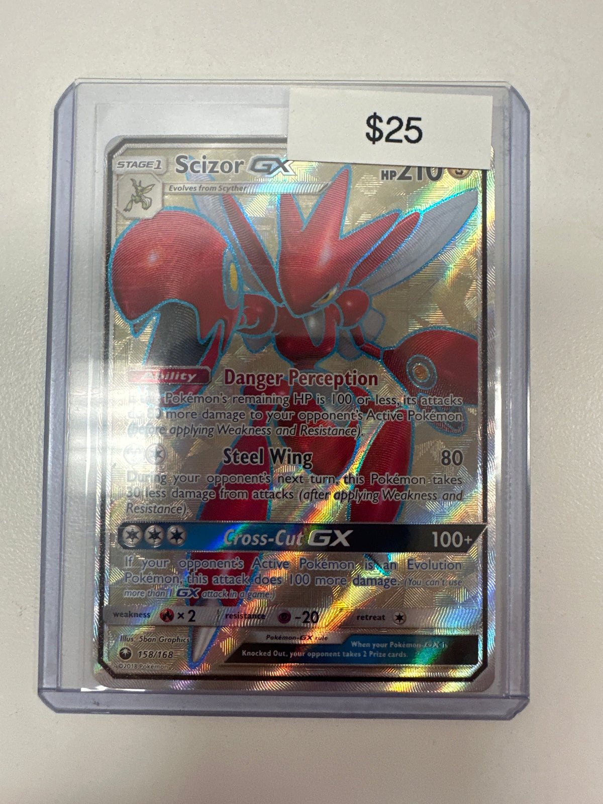 Pokemon Scizor Gx 158/168