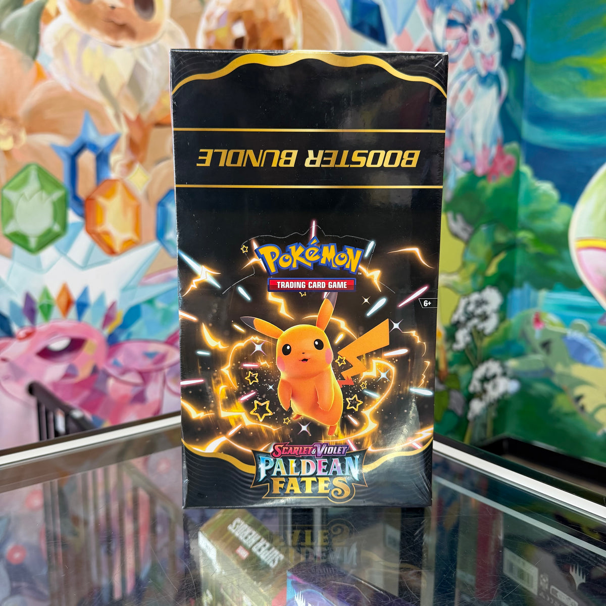 Pokemon Paldean Fates Booster Bundle Display