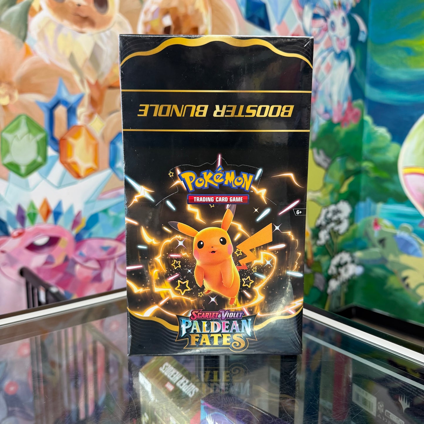Pokemon Paldean Fates Booster Bundle Display