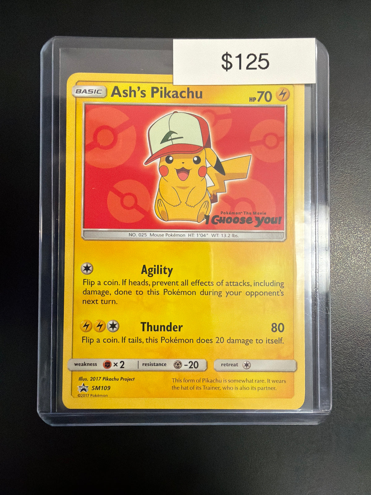 Pokemon Ash Pikachu #SM109