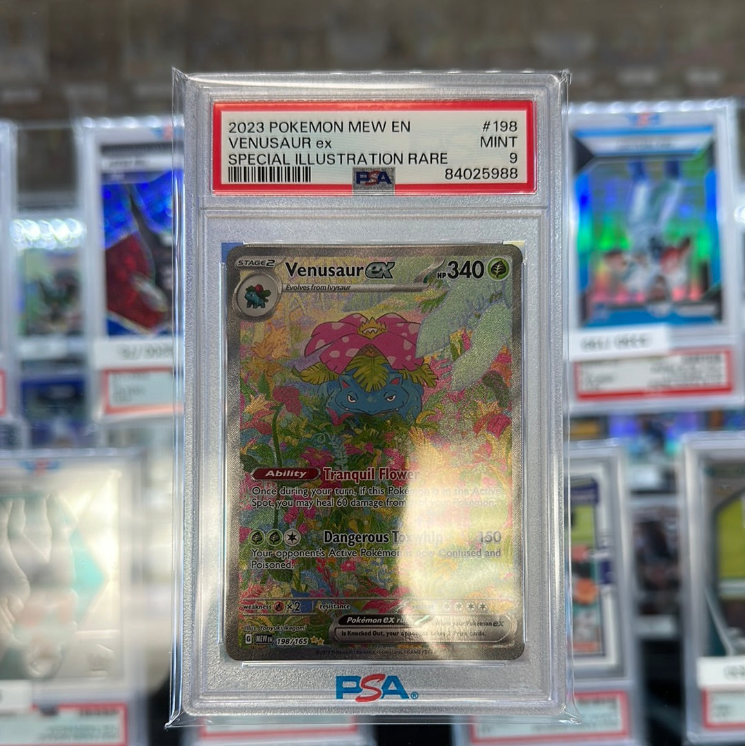 2023 Pokémon 151 Venusaur #198 PSA 9