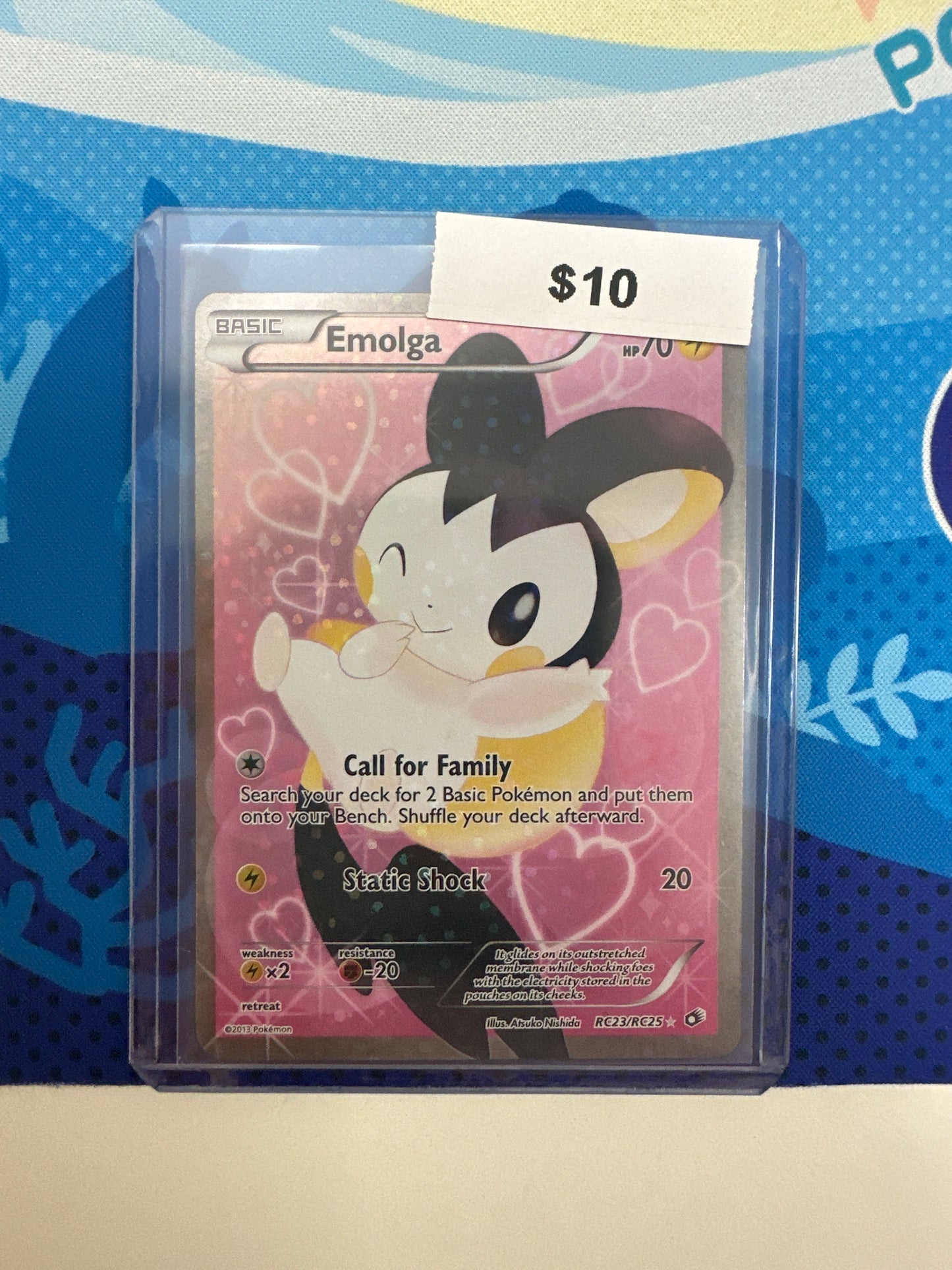 Pokemon Legendary Treasures Radiant Collection Emolga RC23/RC25 Grail Collectibles AZ Pokemon Legendary Treasures Radiant Collection Emolga RC23/RC25 Grail Collectibles AZ