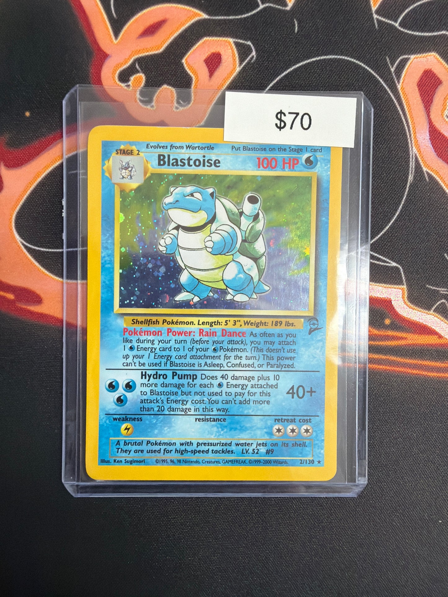 Pokemon Base Set 2 Blastoise Holo 2/130
