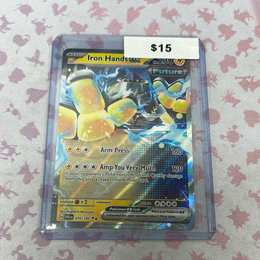 Pokémon Iron Hands ex Paradox Rift 070/182