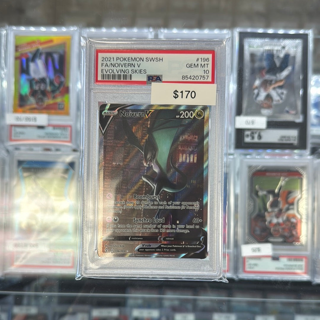 Pokémon Evolving Skies NOIVERN V psa 10