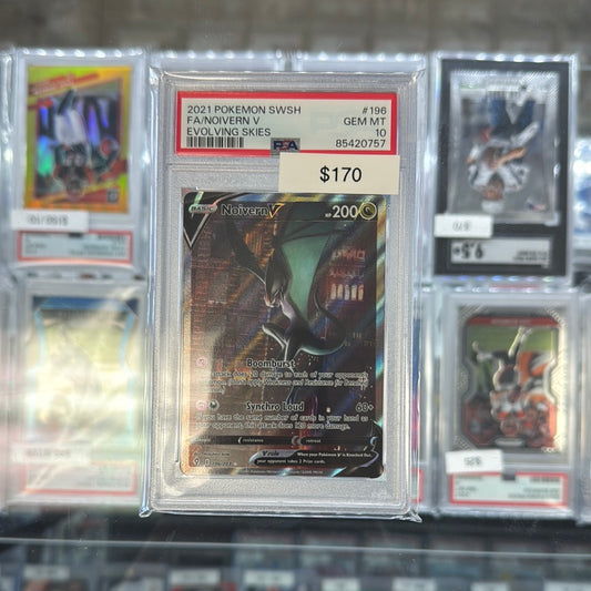 Pokémon Evolving Skies NOIVERN V psa 10