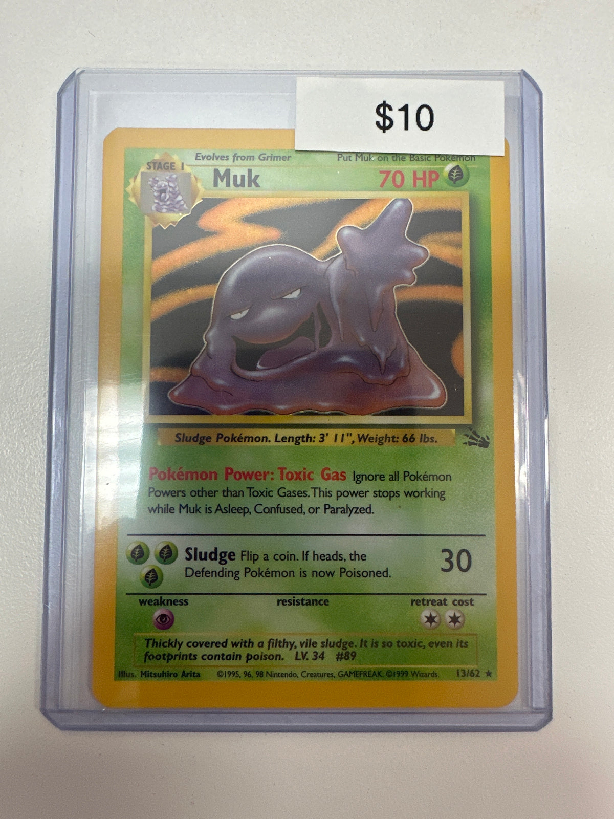 Pokemon Muk Holo 13/62