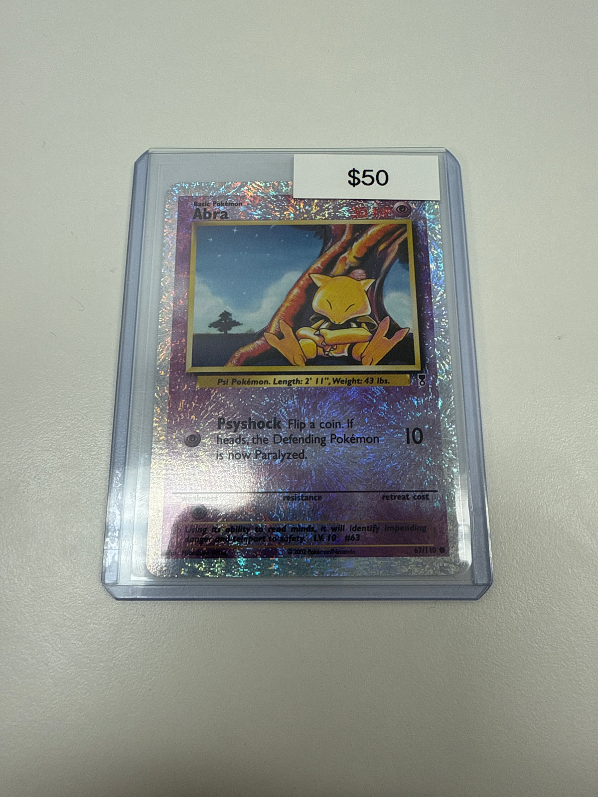 Pokemon Legendary Collection Abra Reverse Holo #67/110