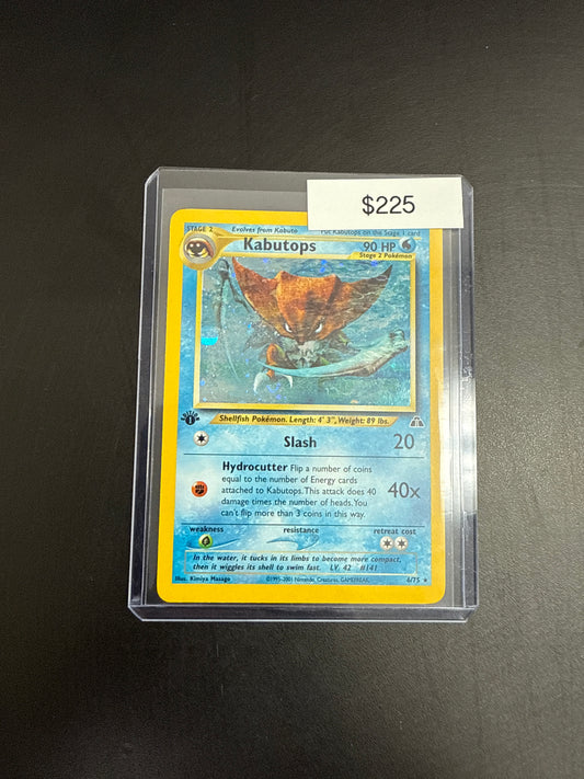Pokémon KABUTOPS 1st Ed. 6/75
