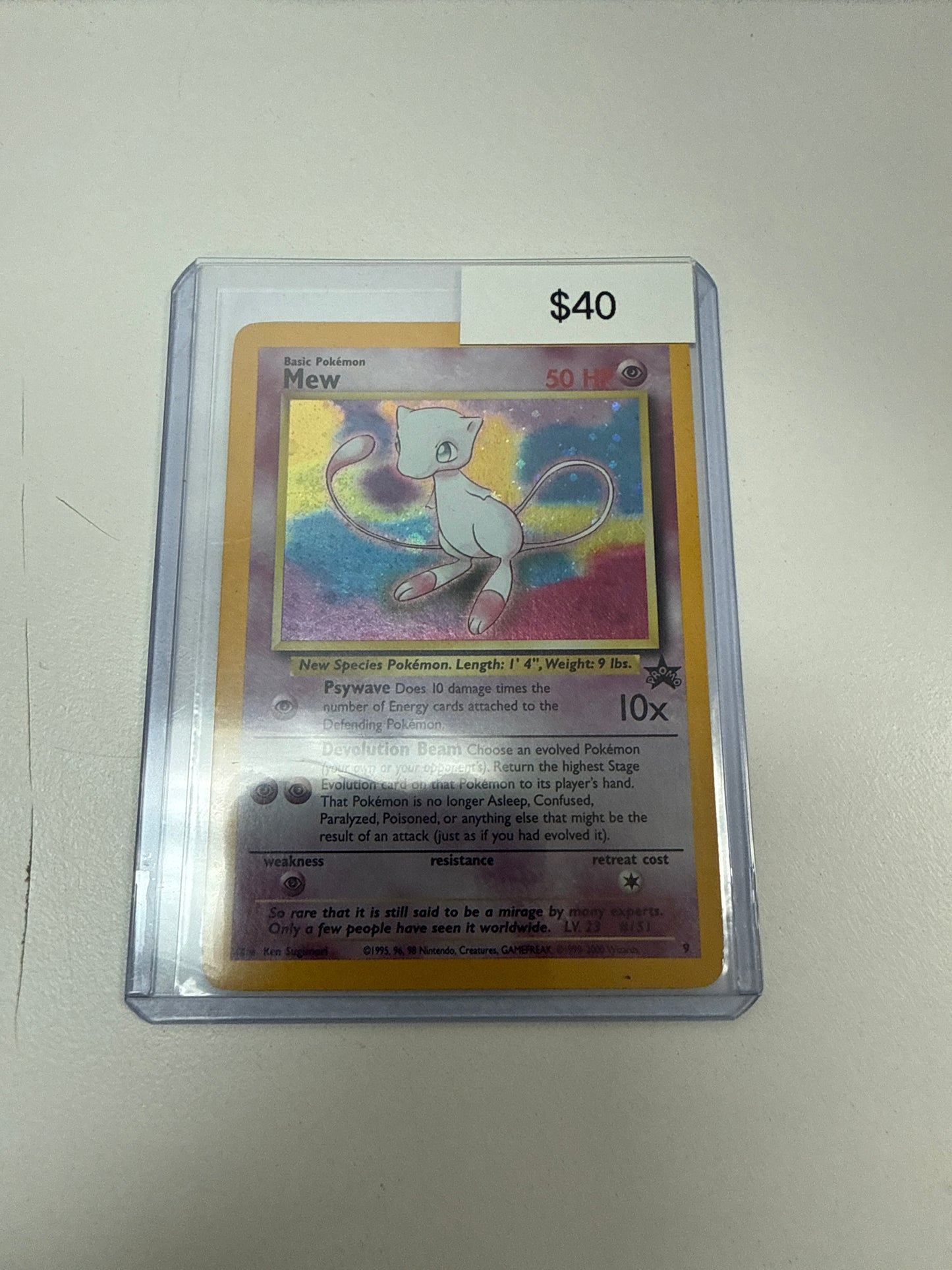 Pokemon Mew Holo Promo #9