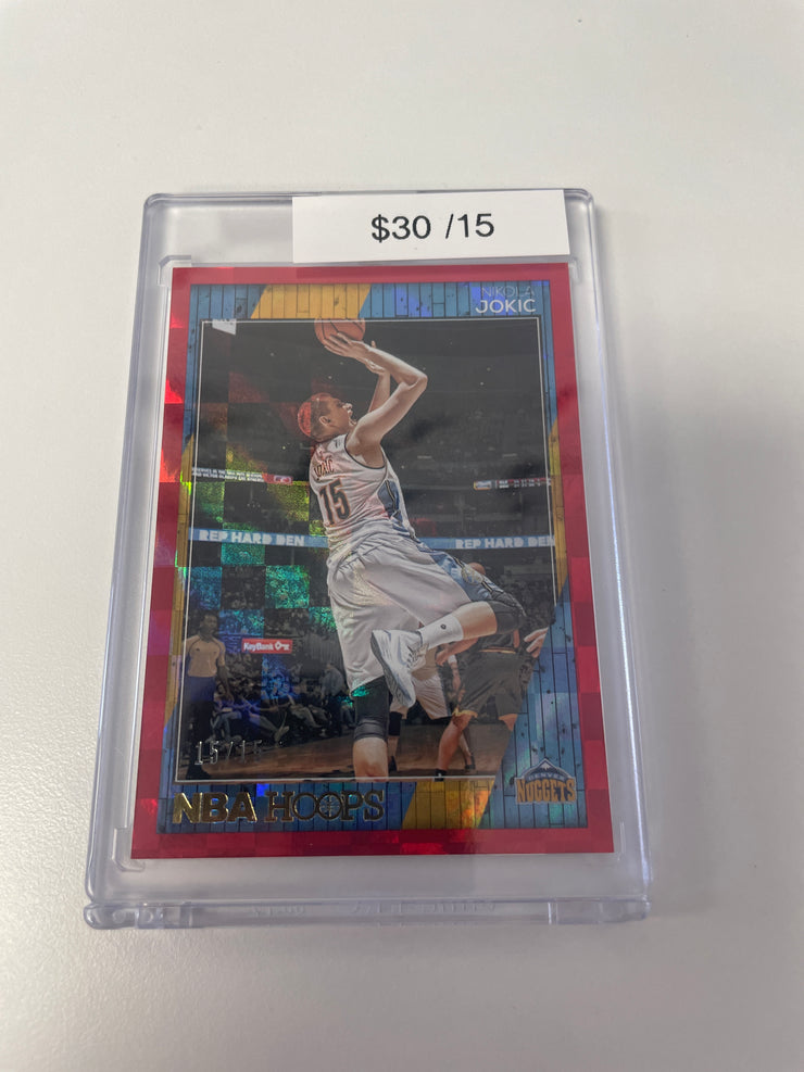 2016 Hoops Nikola Jokic Red Plaid /15 