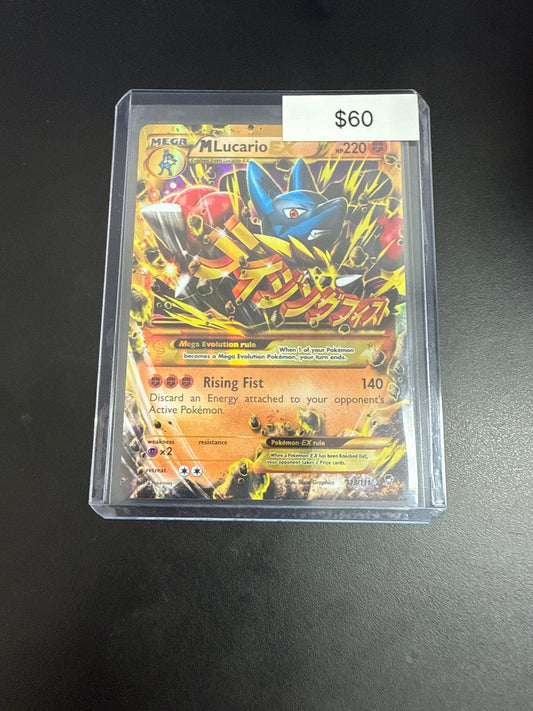 Pokemon M Lucario Ex #113/111