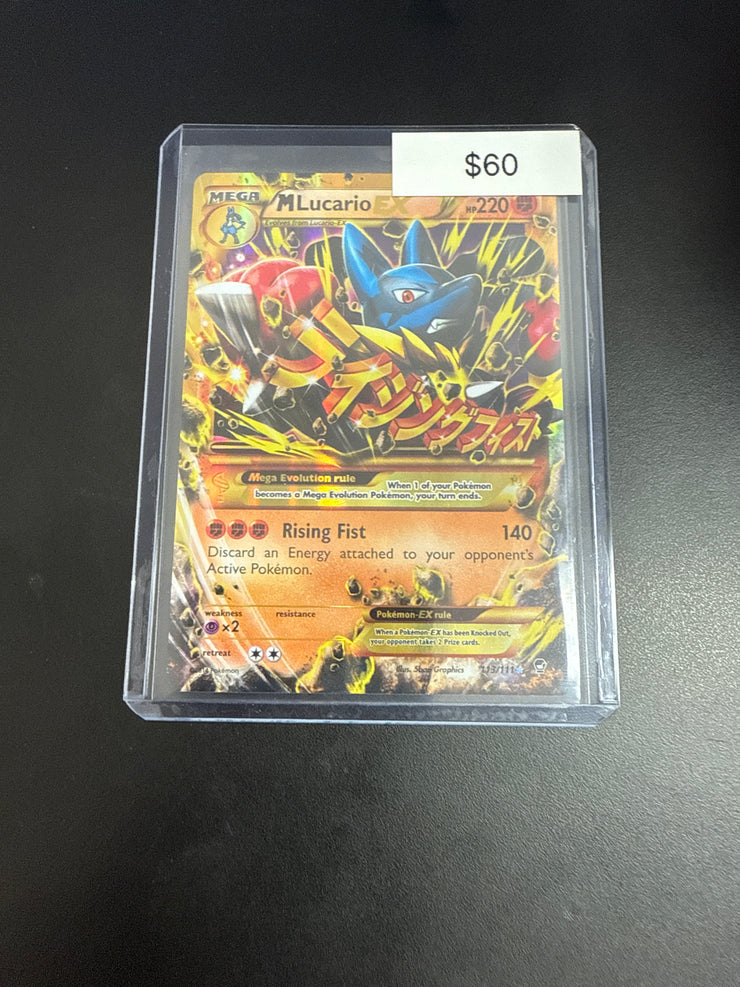 Pokemon M Lucario Ex 