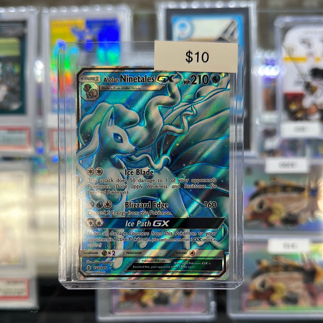 Pokmeon ALOLAN Ninetales GX 132/145