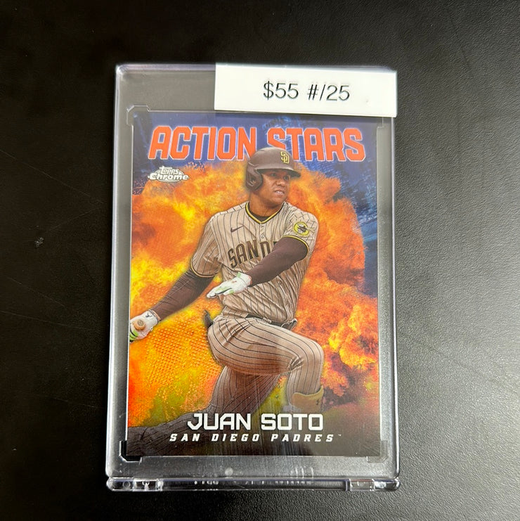 2023 Topps Chrome Juan Soto Action Stars /25 