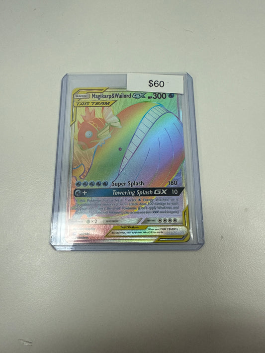 Pokemon Magikarp & Wailord Gx #183/181
