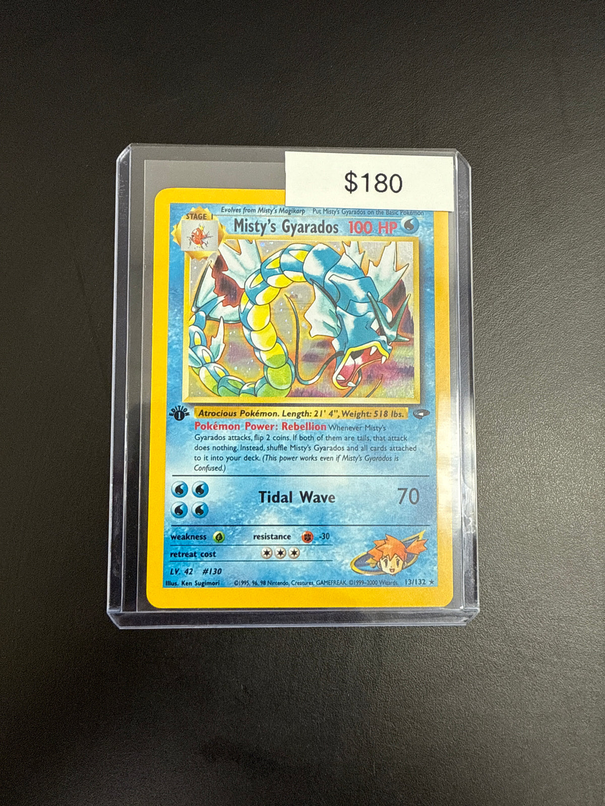 Pokémon Misty Gyarados 13/132 1st Ed.