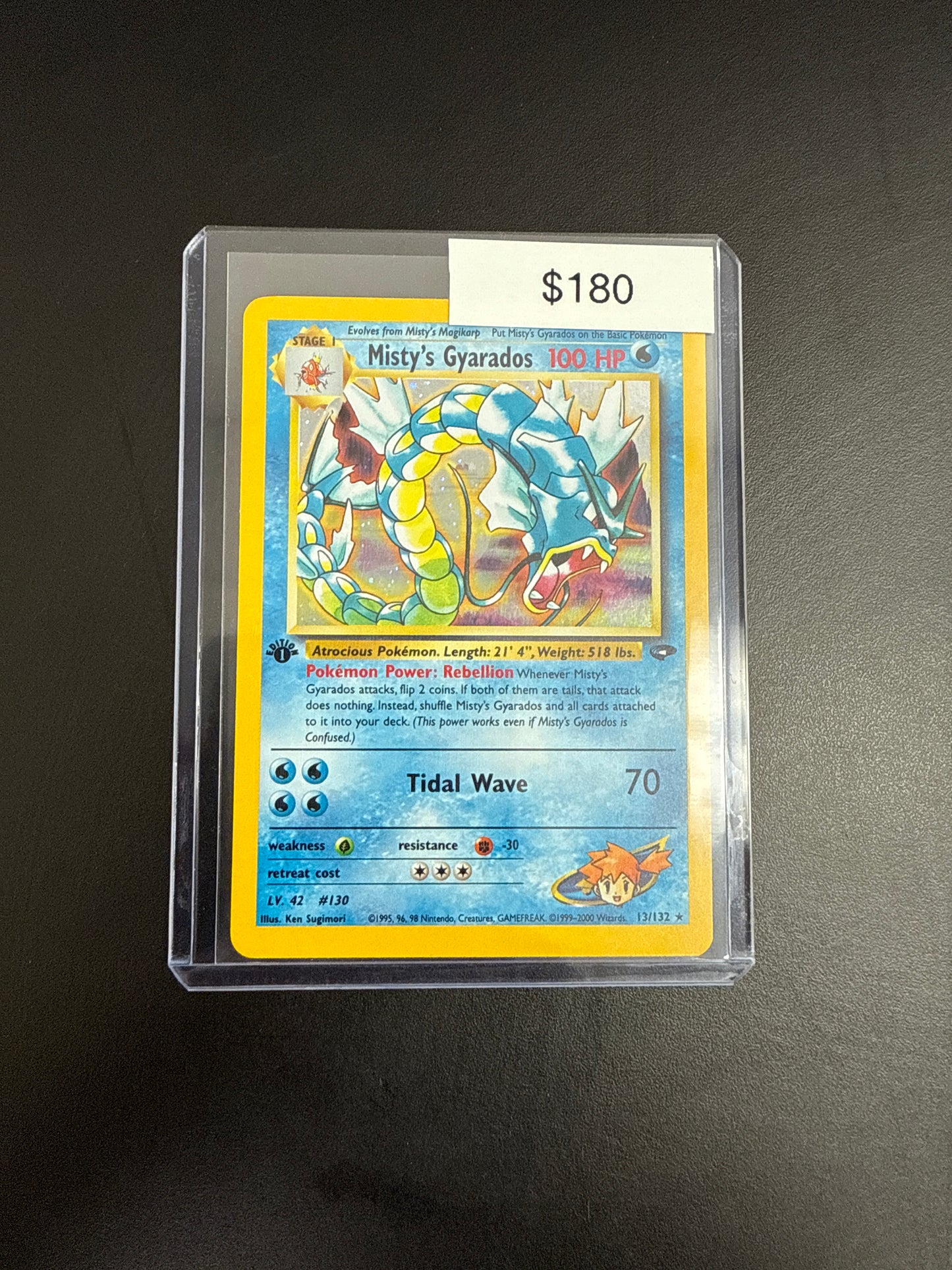 Pokémon Misty Gyarados 13/132 1st Ed.