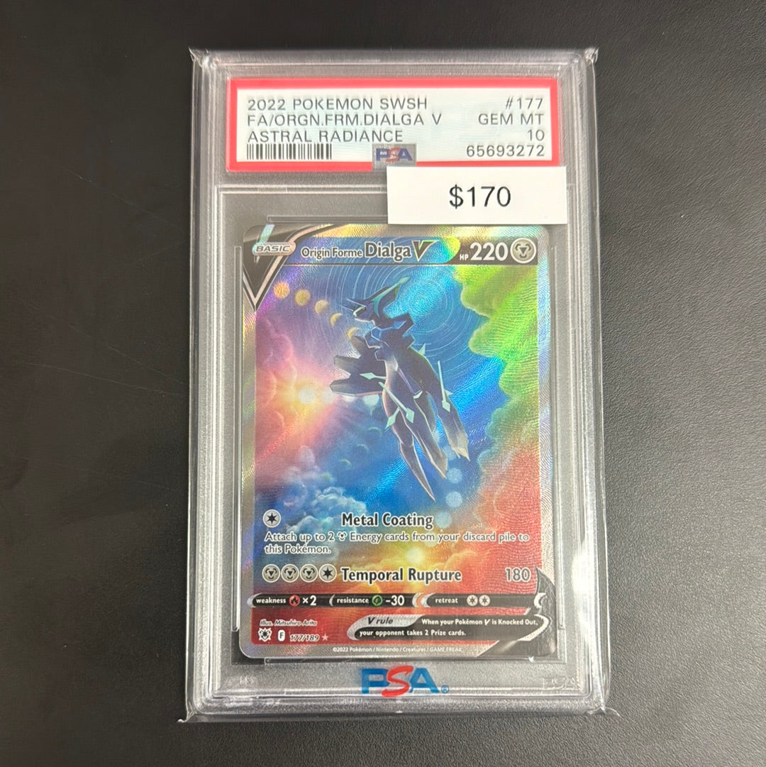 Pokémon Astral Radiance Dialga V PSA 10
