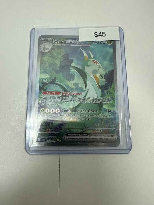 Pokemon Black Bolt Serperior Ex #164/086