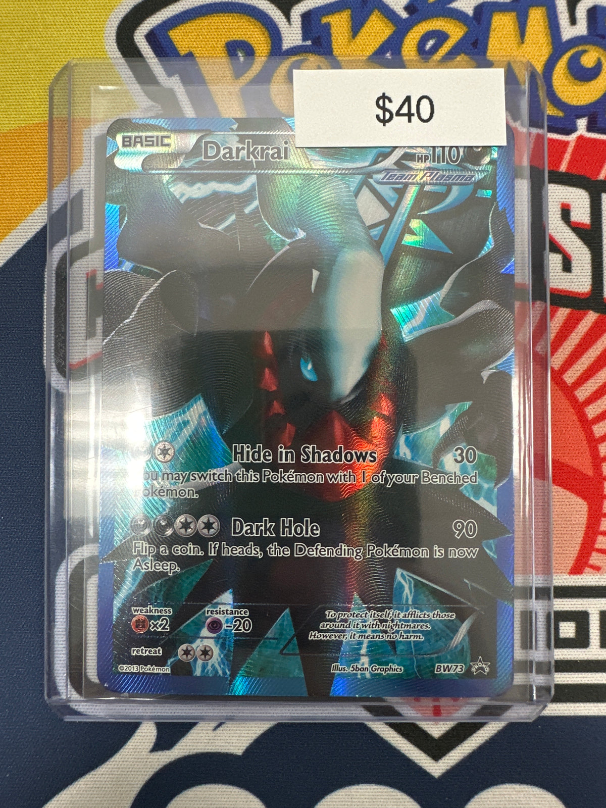 Pokemon Black & White Promo Darkrai (Team Plasma) BW73