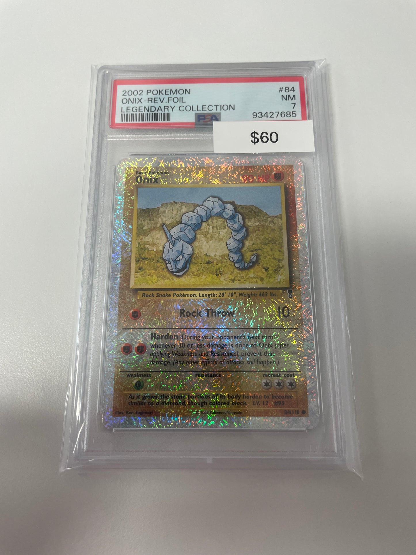 Pokemon Onyx Legendary Collection Reverse Holo #84/110 PSA 7