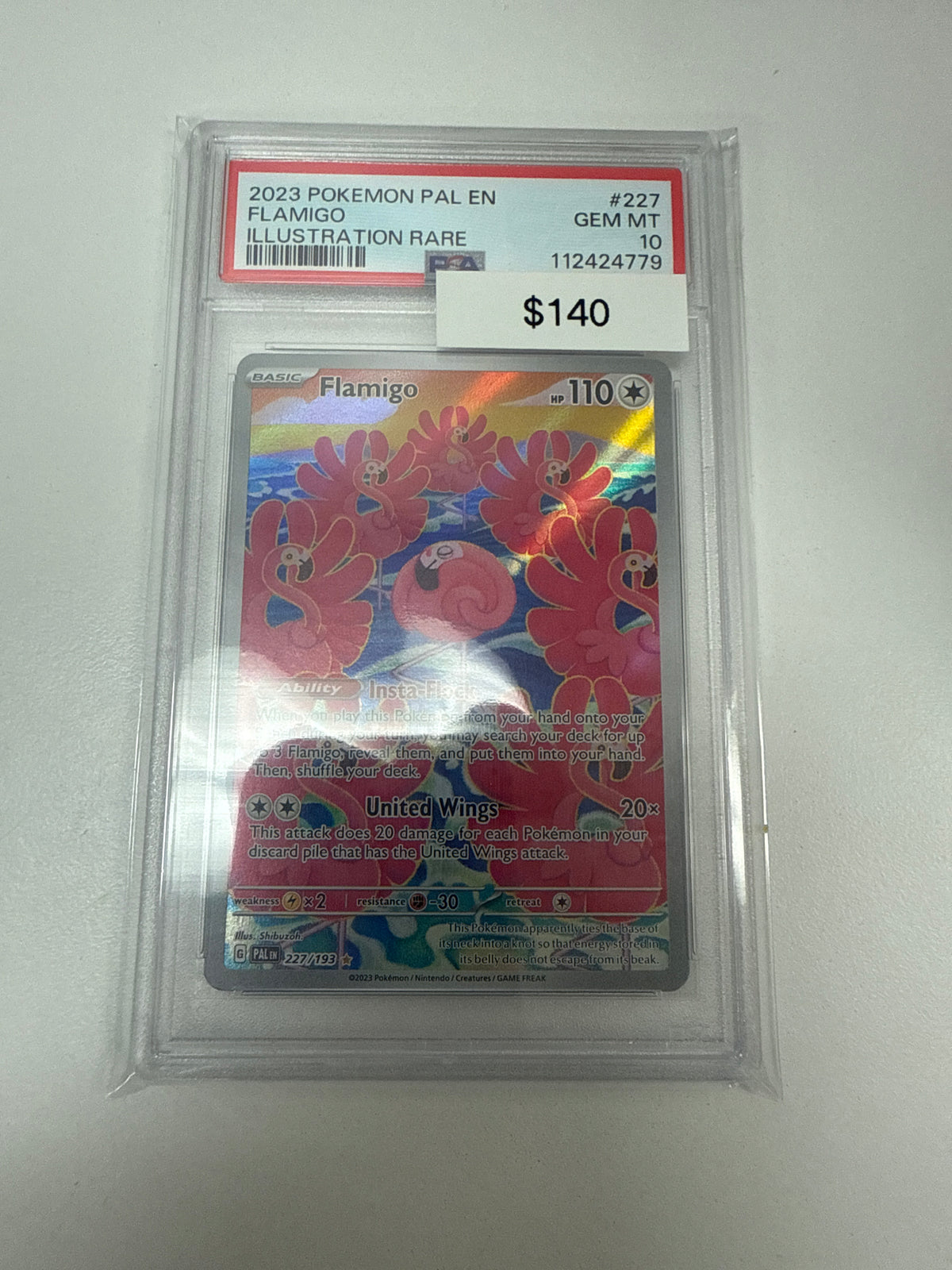 Pokemon Flamigo #227/193 PSA 10