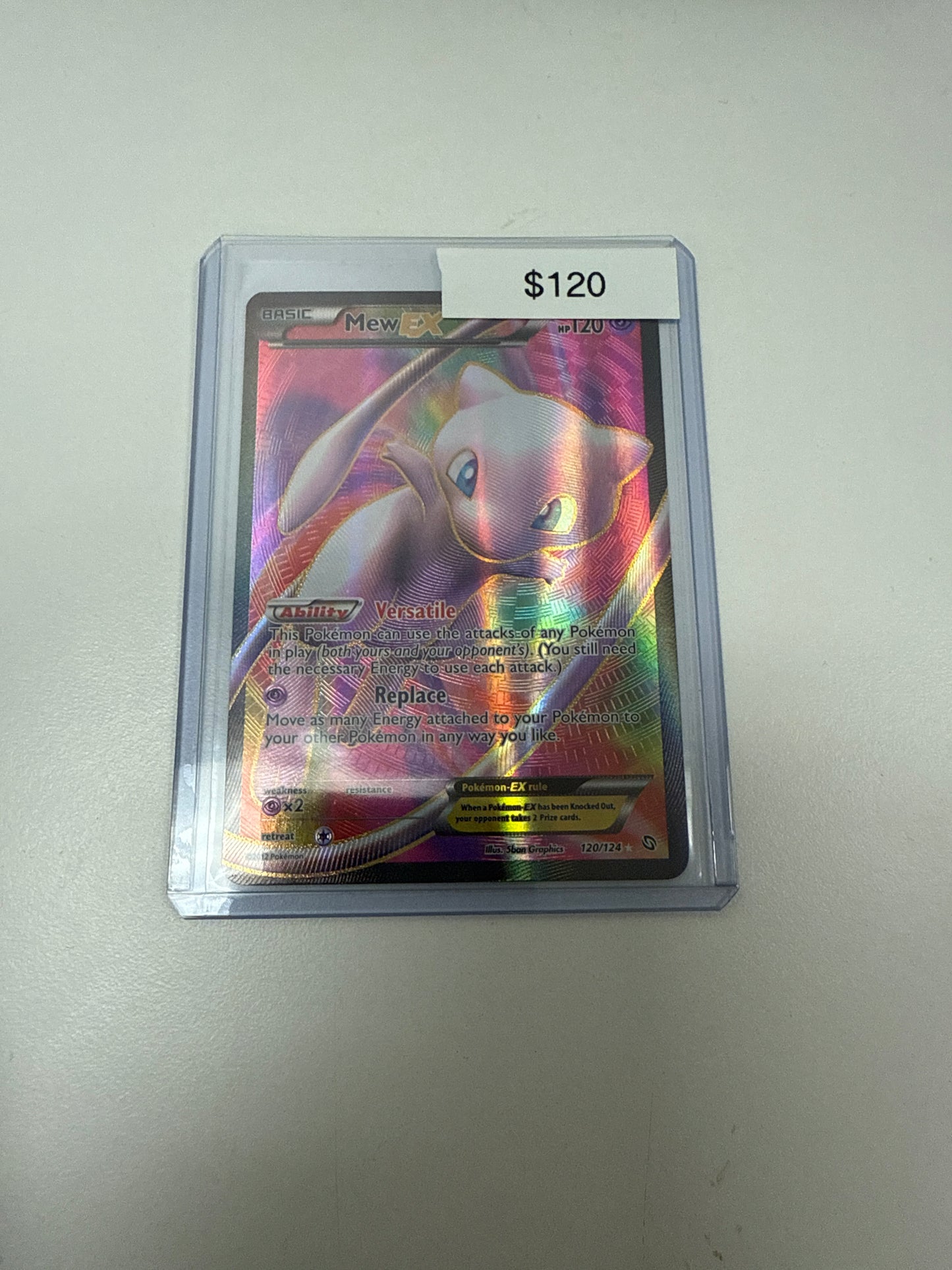 Pokemon Dragon’s Exalted Mew EX Full Art 120/124