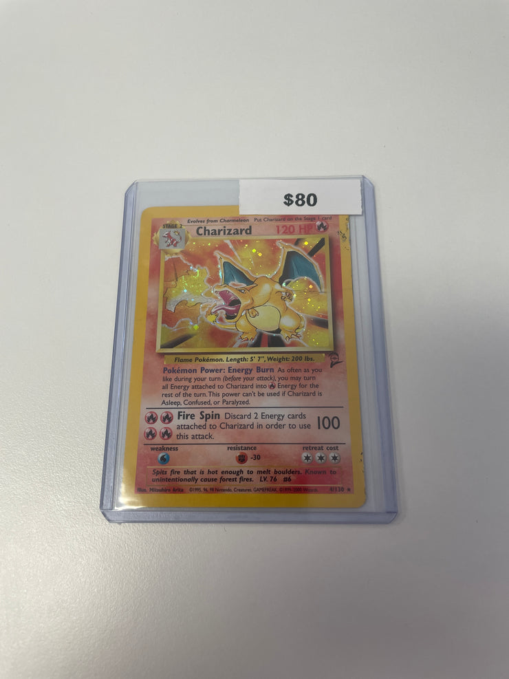 Pokemon Charizard Base Set 3 Holo