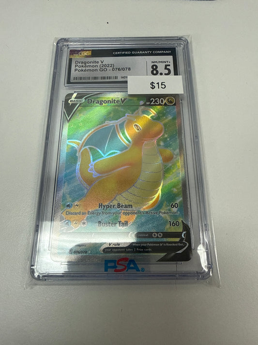 Pokemon Dragonite Ex Full Art #076/078 CGC 8.5