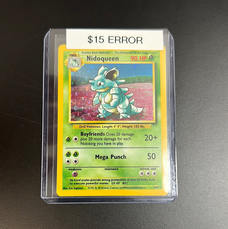 Pokémon NIDOQUEEN Jungle Error 7/64