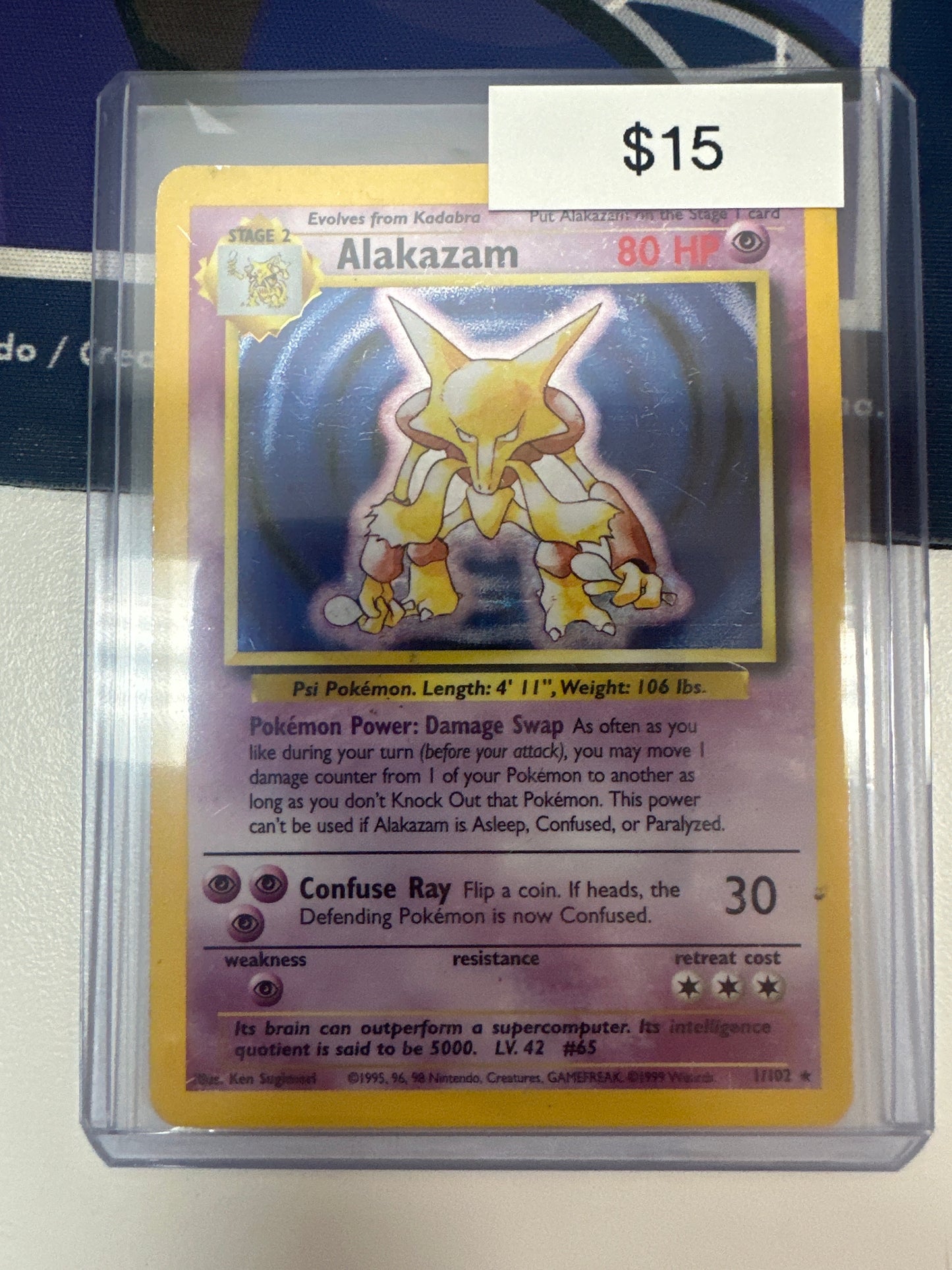 Pokemon Alakazam 1/102