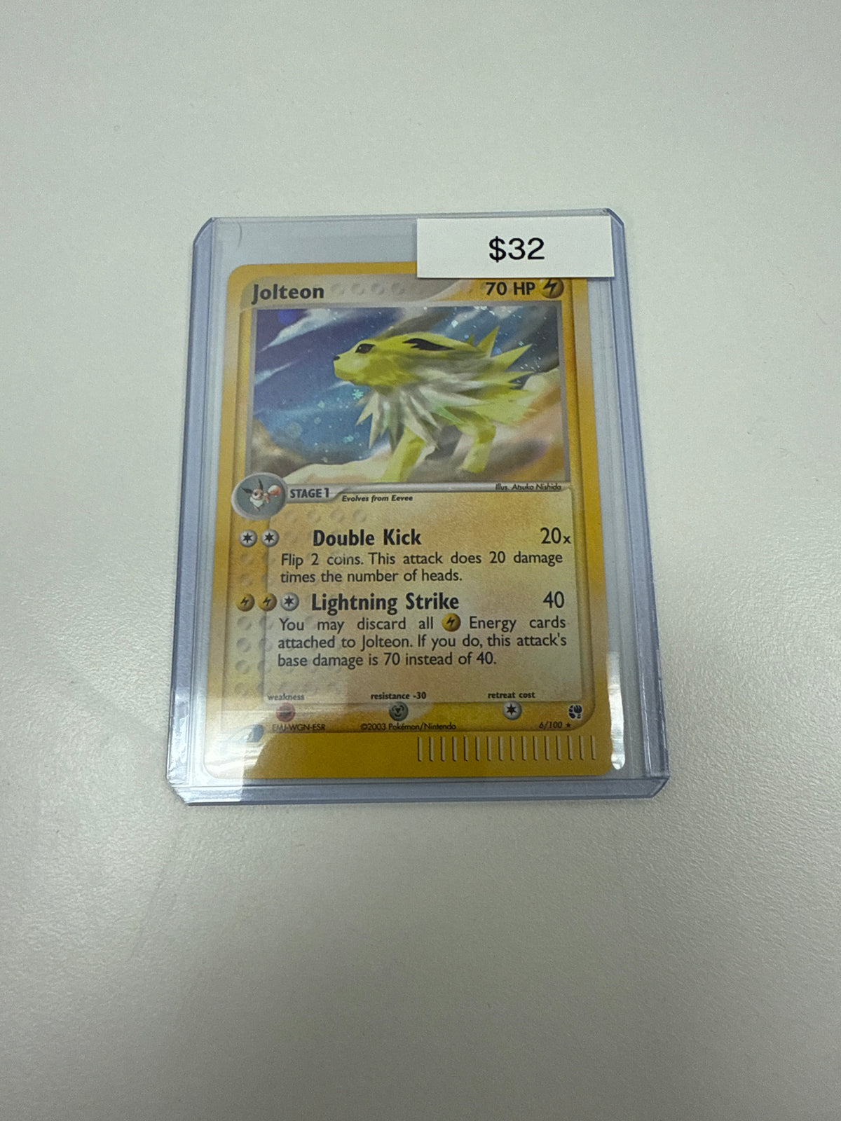 Pokemon Jolteon Holo #6/100