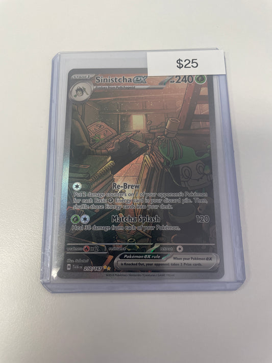 Pokemon Sinistcha Ex Full Art #210/167